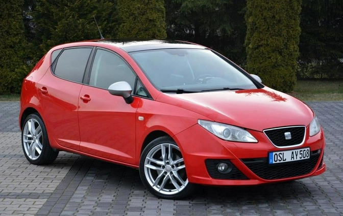Seat Ibiza cena 26900 przebieg: 234100, rok produkcji 2012 z Borne Sulinowo małe 596